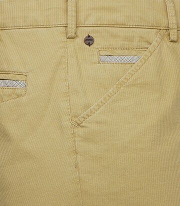 MEYER Slim fit Chino Pants 'Chicago' in Yellow