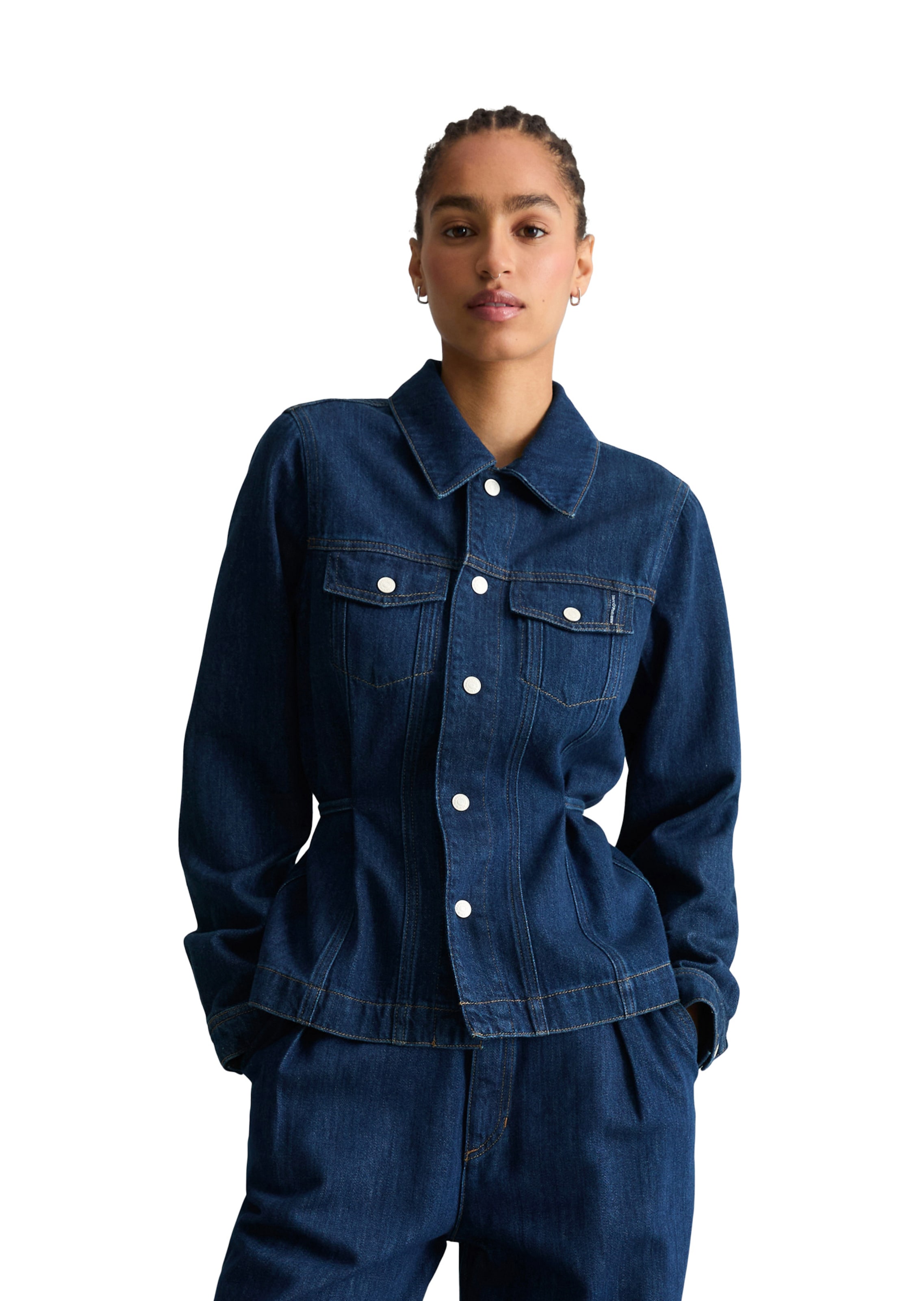 Marc O'Polo DENIM Jacke in Blau: Vorderseite
