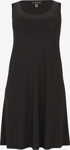 Yoek Dress in Black: front