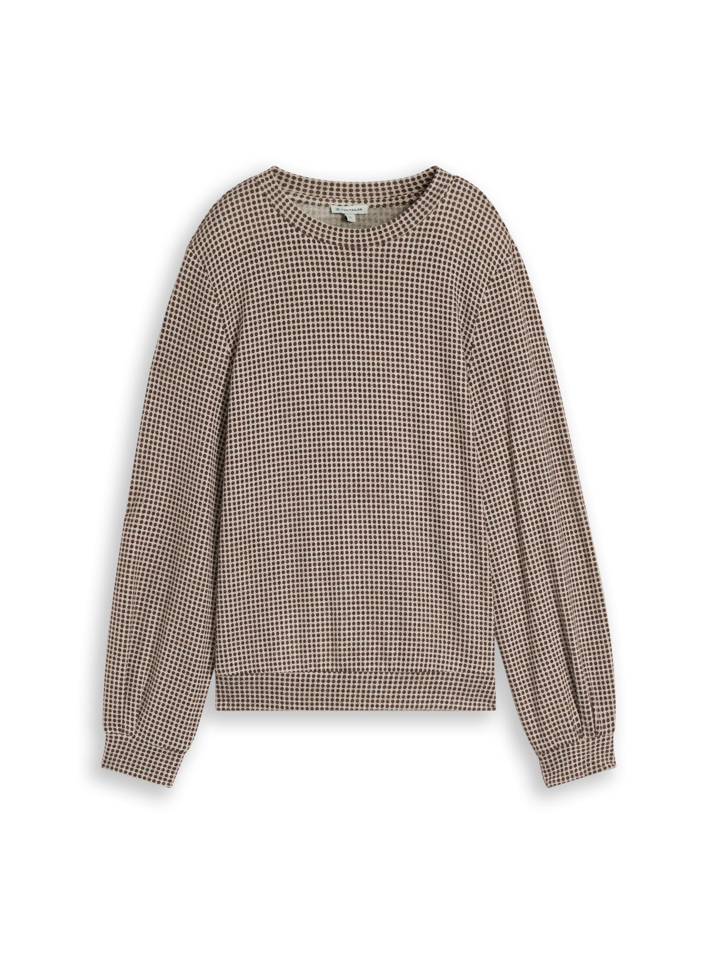 TOM TAILOR Shirt in XS in Kitt / Dark brown, Item view