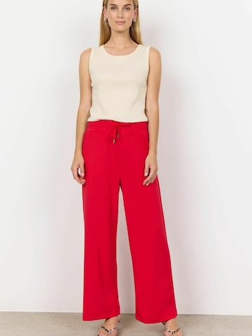 Soyaconcept Wide leg Pants ' SC_BANU ' in Red