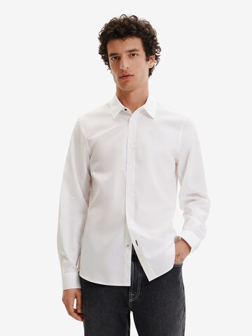 Desigual Regular fit Button Up Shirt 'Armand' in White: front