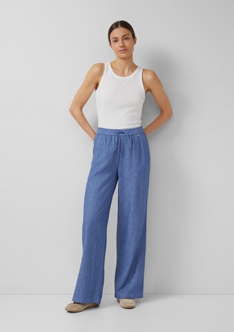 s.Oliver Wide leg Trousers in Blue