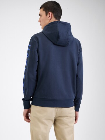 Hackett London - Casaco em moletão 'ESSENTIAL' em azul