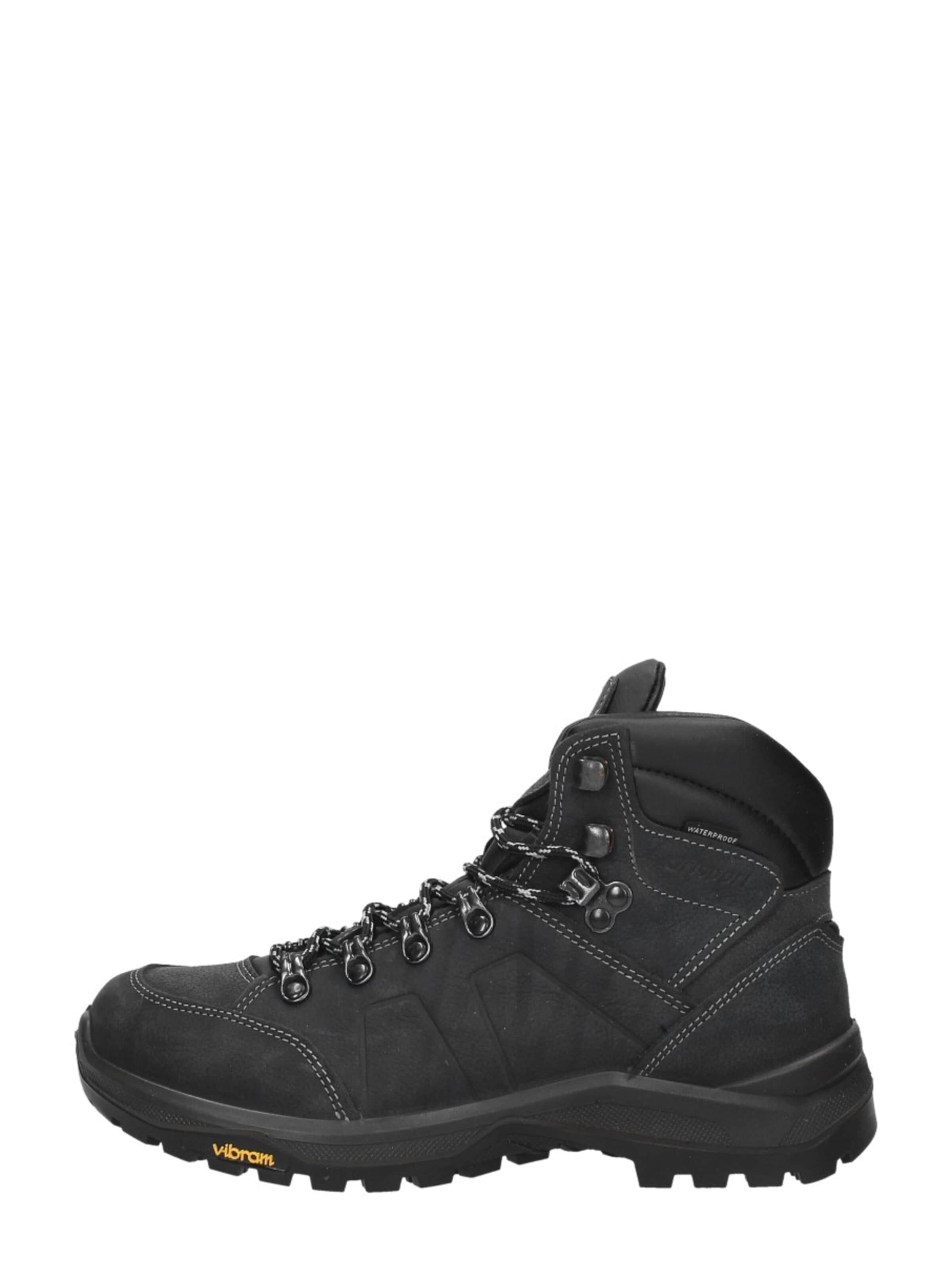 Grisport Lace-Up Boots 'Utah Mid' in Grey: front