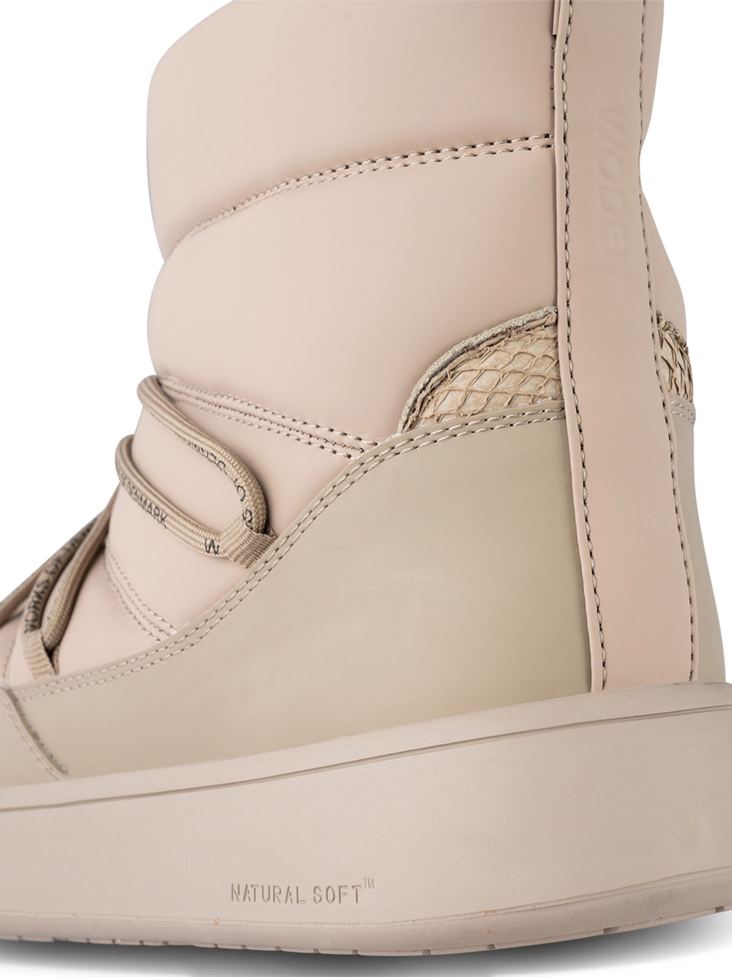 WODEN Snowboots 'Isa' i beige
