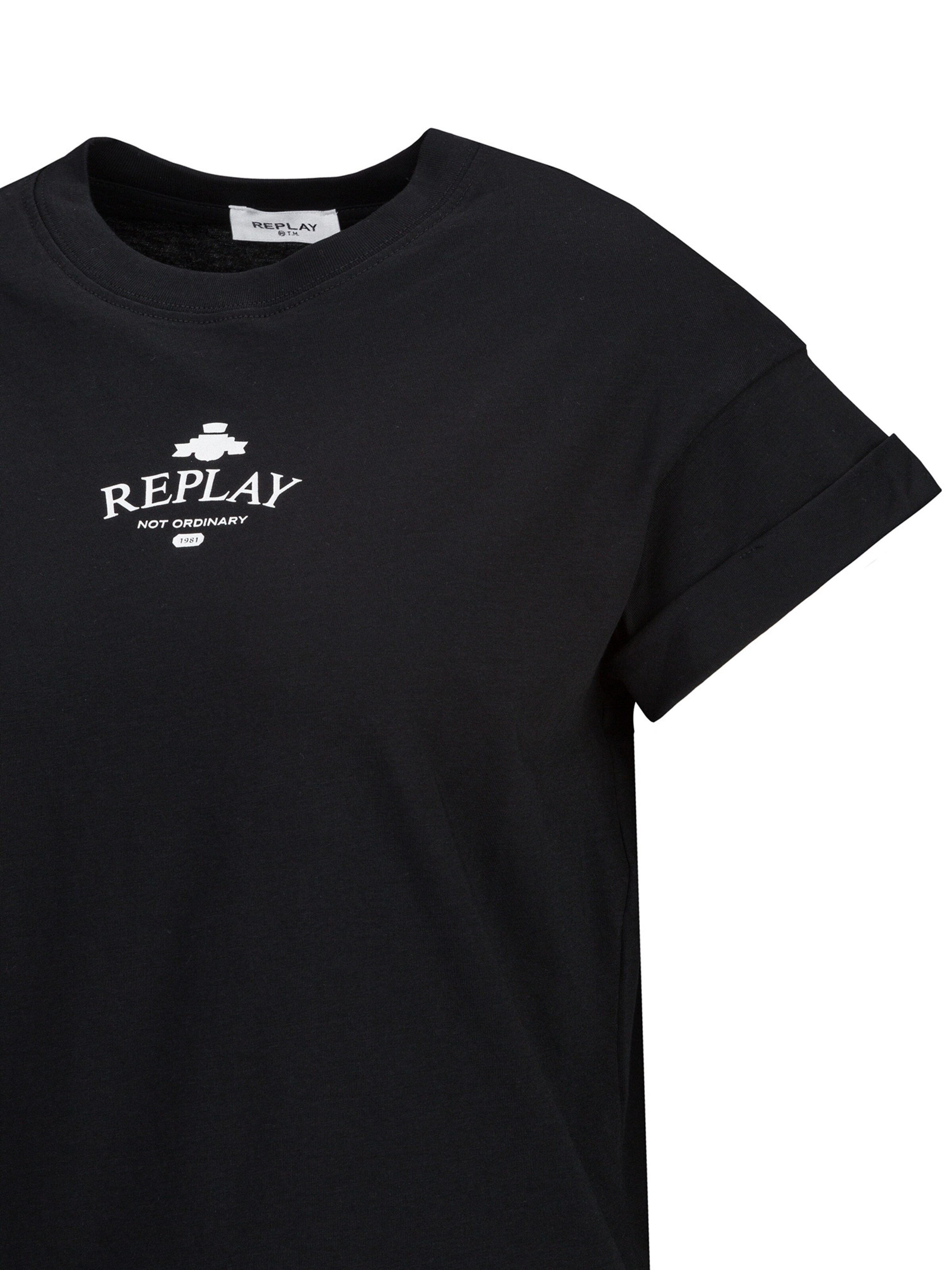 REPLAY Shirt in Black