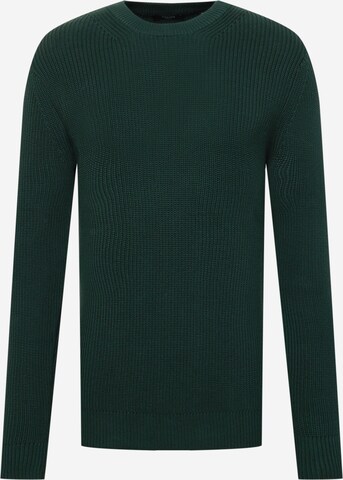 JACK & JONES Sweater in Green: front