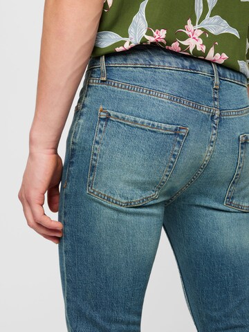 TOPMAN Skinny Jeans i blå