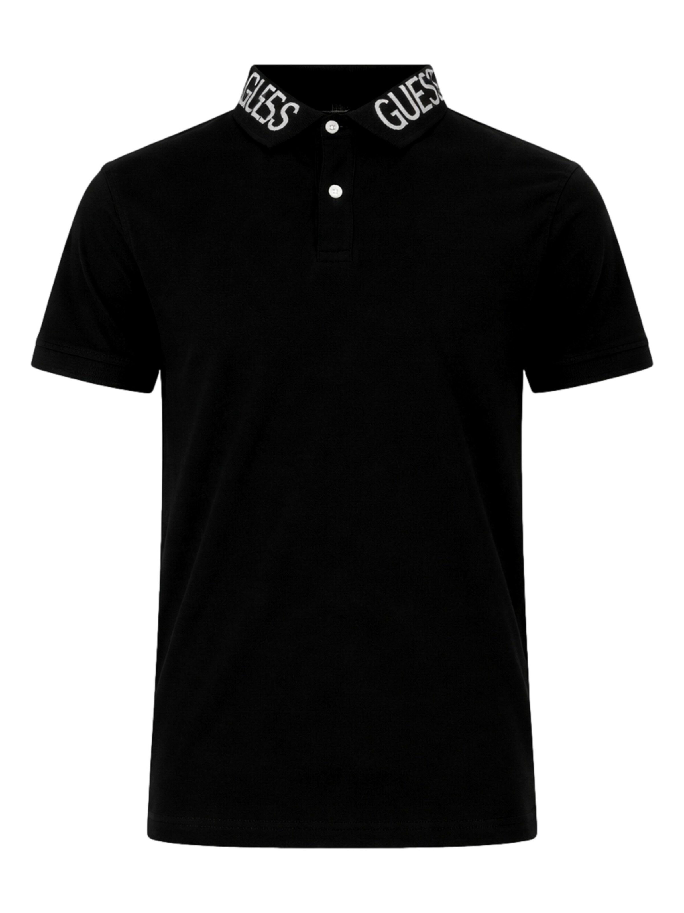 GUESS Poloshirt 'Nolan' in schwarz, Produktansicht