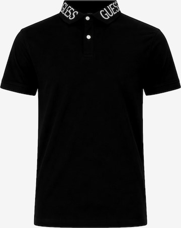 GUESS Poloshirt 'Nolan' in Schwarz: Vorderseite