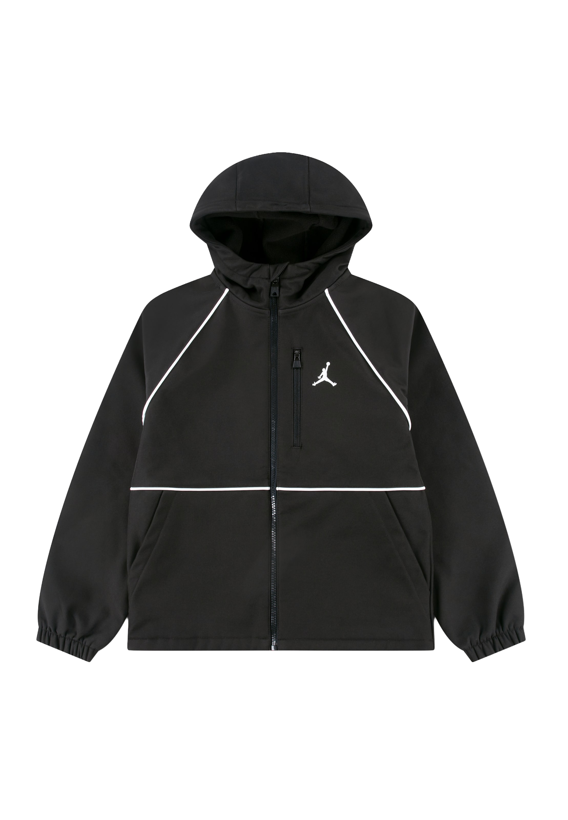 Veste mi-saison Jordan en noir : devant