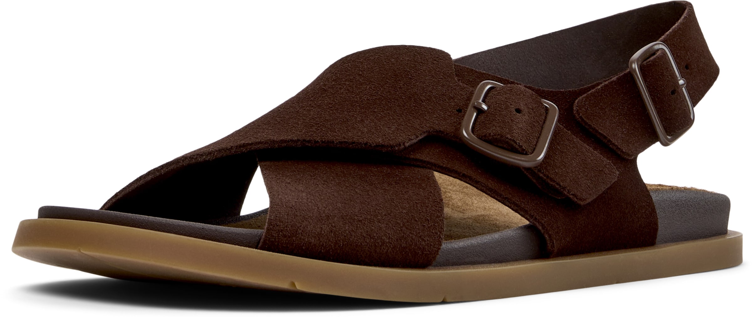 CAMPER Sandaal 'Lluc' in Bruin: voorkant