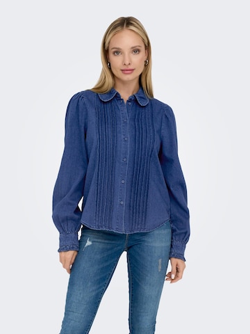 Camicia da donna 'Teresa' di ONLY in blu: frontale