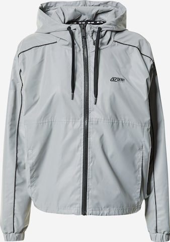 DKNY Performance - Chaqueta deportiva en plata: frente