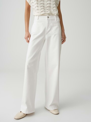 OPUS - Pierna ancha Vaquero 'Miva' en blanco: frente