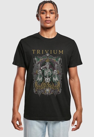 Merchcode T-Shirt 'Trivium Third' in Schwarz: Vorderseite