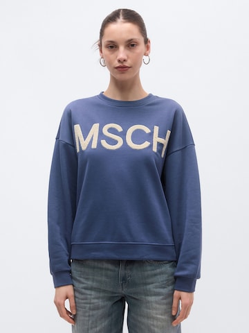 Sweat-shirt 'Mela Briena' MSCH COPENHAGEN en bleu : devant