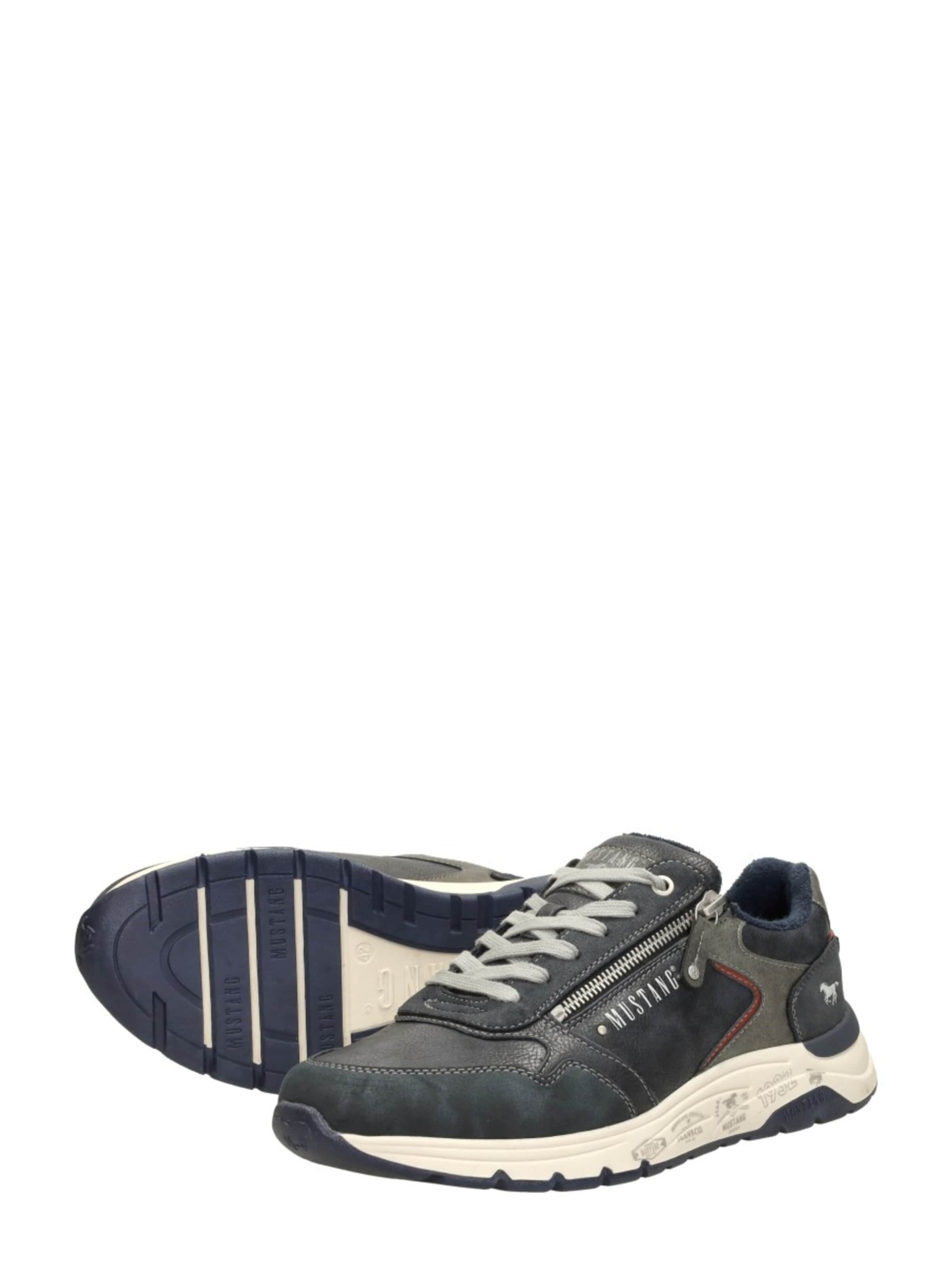MUSTANG Sportieve veterschoen 'Veterschoenen Laag' in Blauw