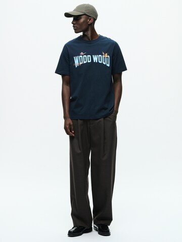 WOOD WOOD - Camiseta 'WWBobby' en azul