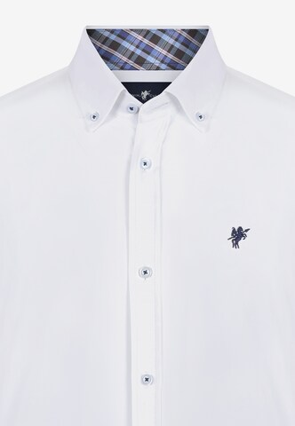 DENIM CULTURE Regularny krój Koszula 'Craig' w kolorze biały