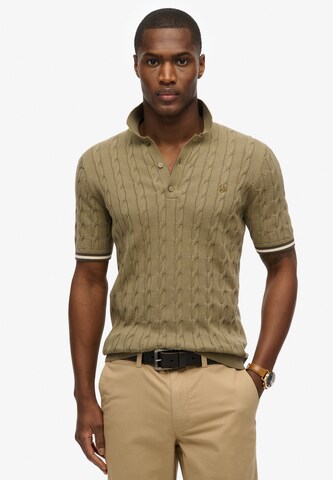Superdry Trui in Groen: voorkant