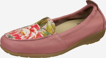 Natural Feet Moccasins 'Marina' in Pink: front
