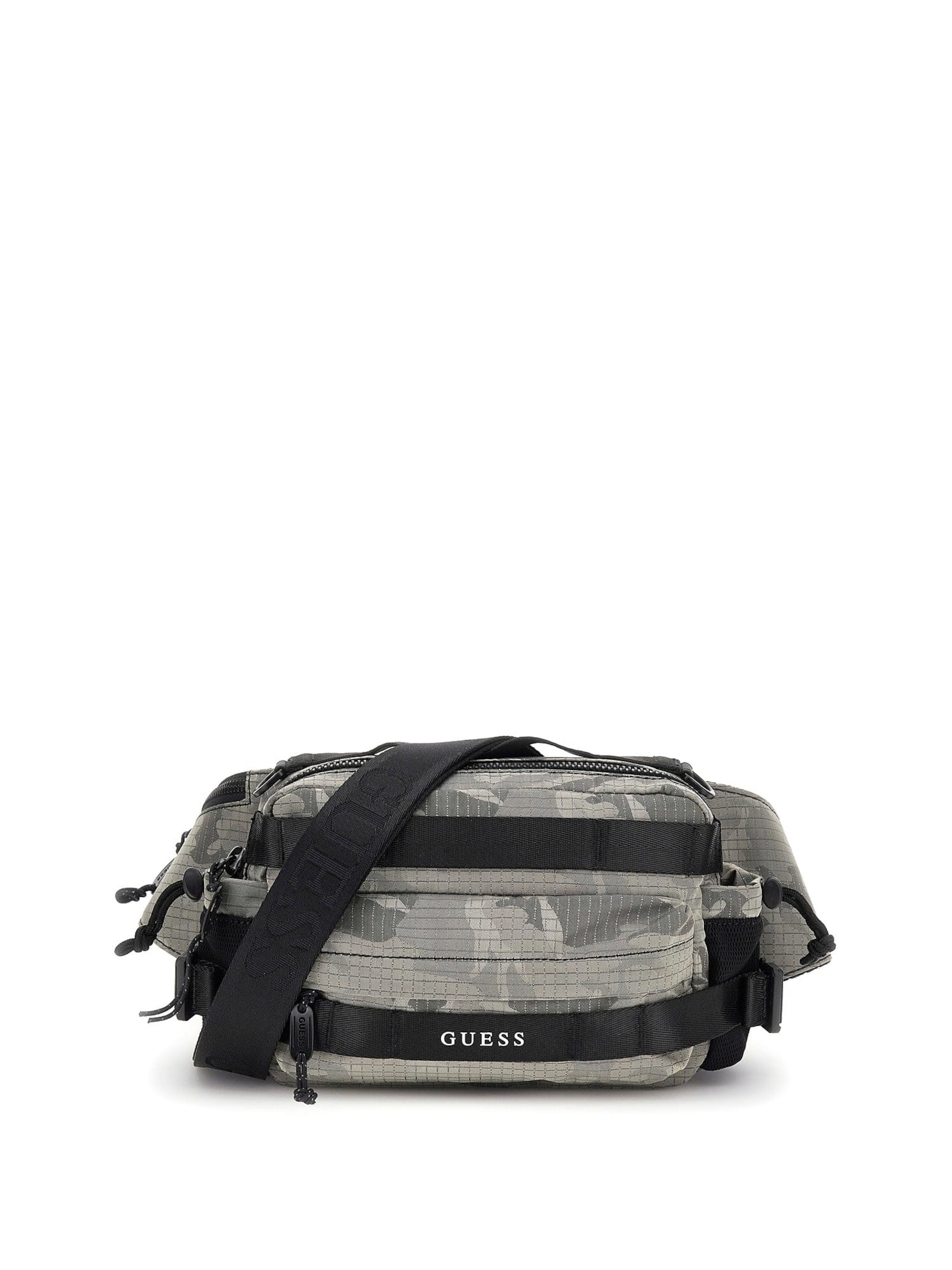 GUESS Fanny Pack 'Asti' in Grey: front