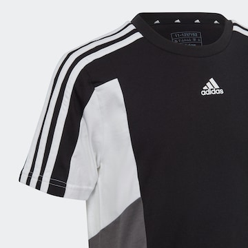 ADIDAS SPORTSWEAR Funktsionaalne särk 'Colorblock 3-Stripes  Fit', värv must