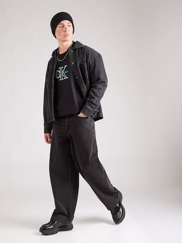 Calvin Klein Jeans Μπλούζα φούτερ σε μαύρο