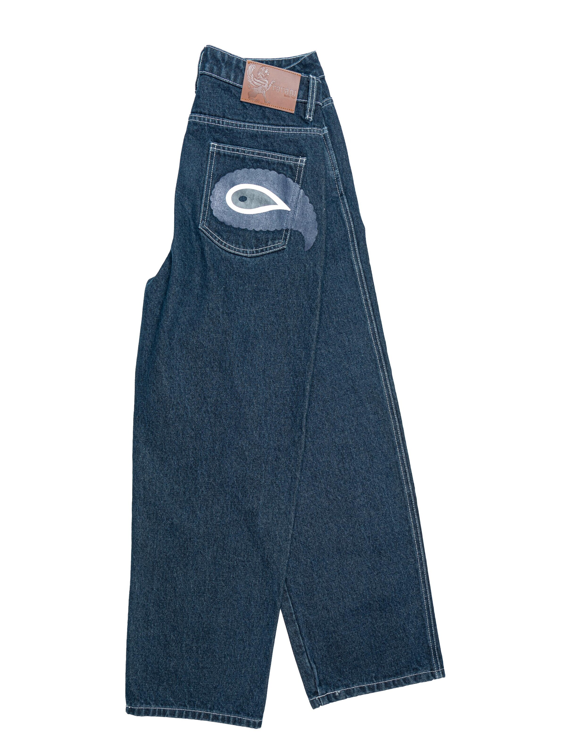 RVNI Berlin Baggy Jeans in Blue