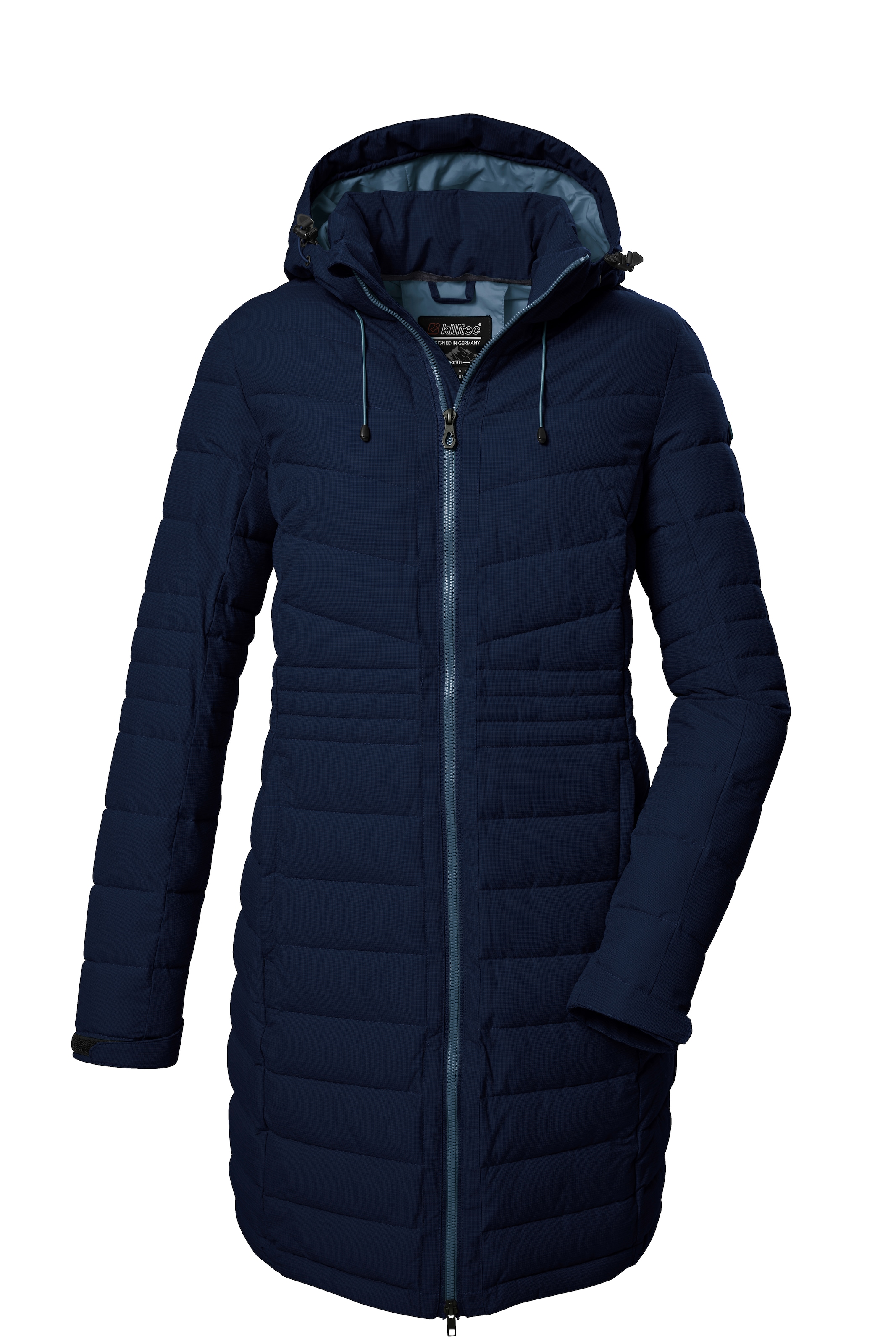 KILLTEC Winter Coat in Blue: front