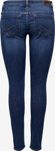 ONLY Skinny Jeans 'CORAL' in Blau