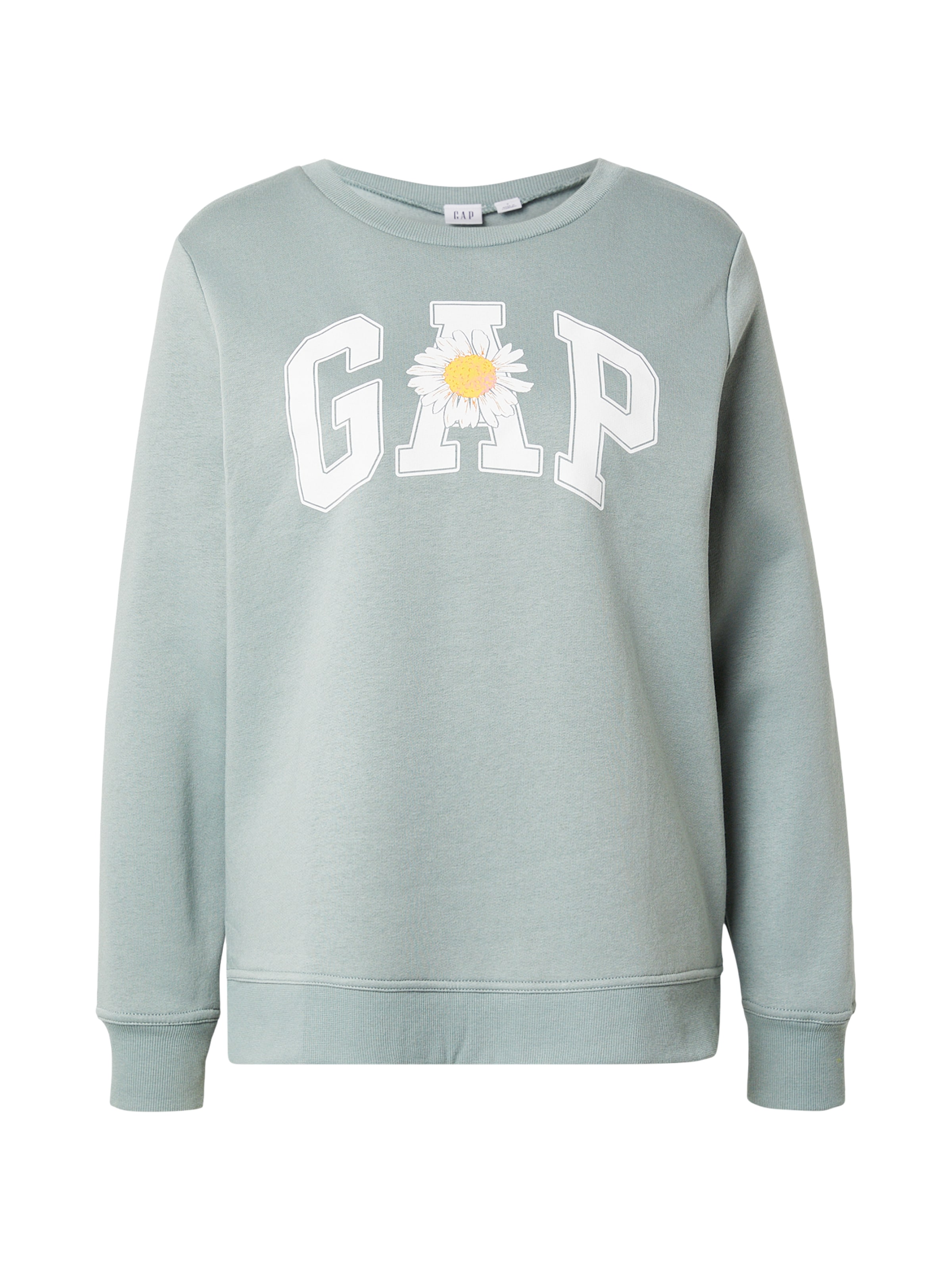 GAPSweater majica - zelena boja: prednji dio