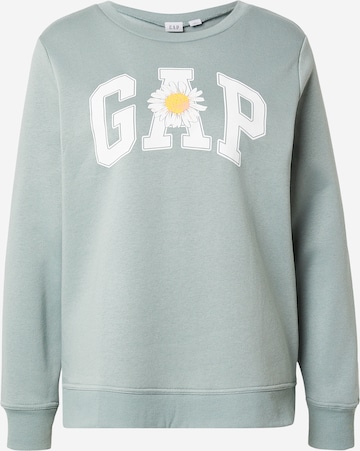 GAPSweater majica - zelena boja: prednji dio