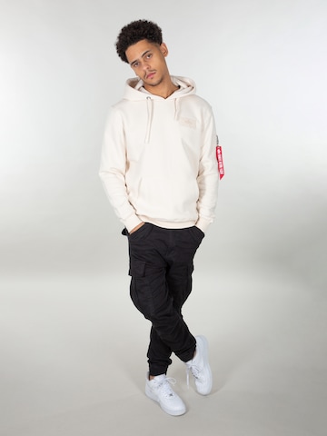 ALPHA INDUSTRIES Sweatshirt in Beige