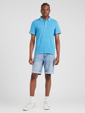 MUSTANG Poloshirt 'Palco' in Blau