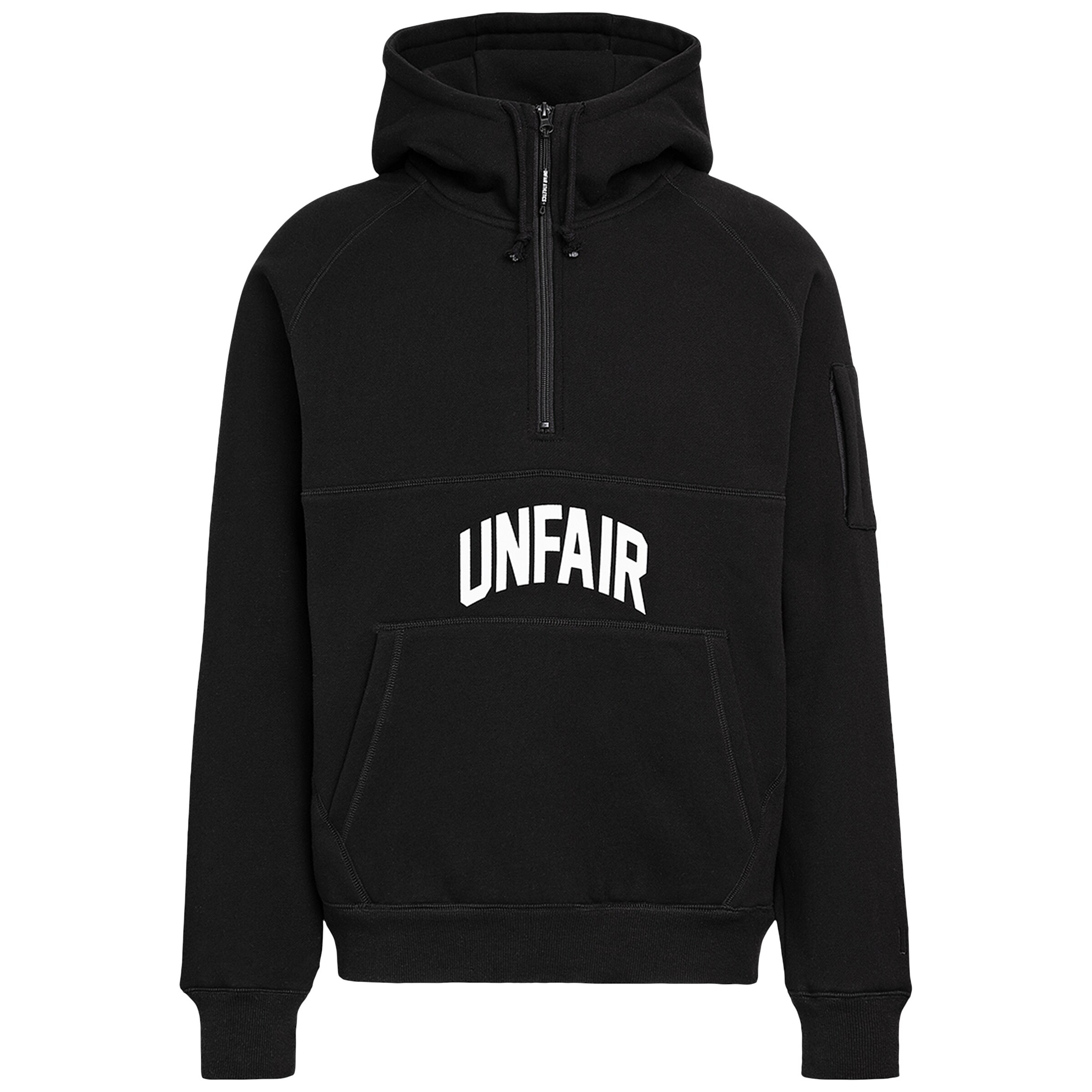 Unfair Athletics Sweatshirt 'Ninja' in Black: front