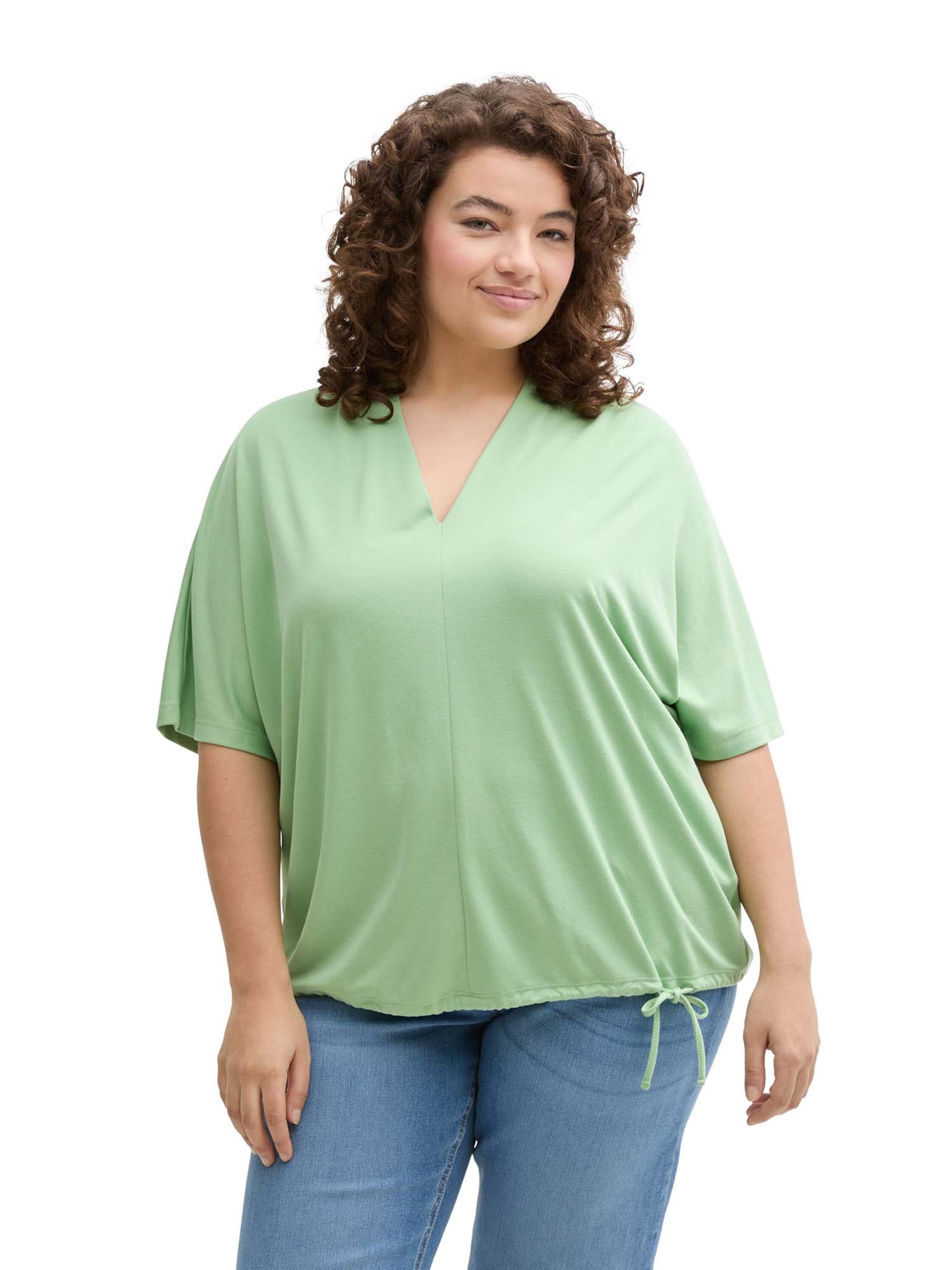 Tom Tailor Women + - Camiseta en verde: frente