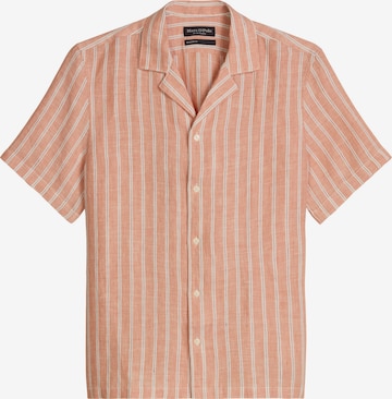 Marc O'Polo Button Up Shirt in Orange: front