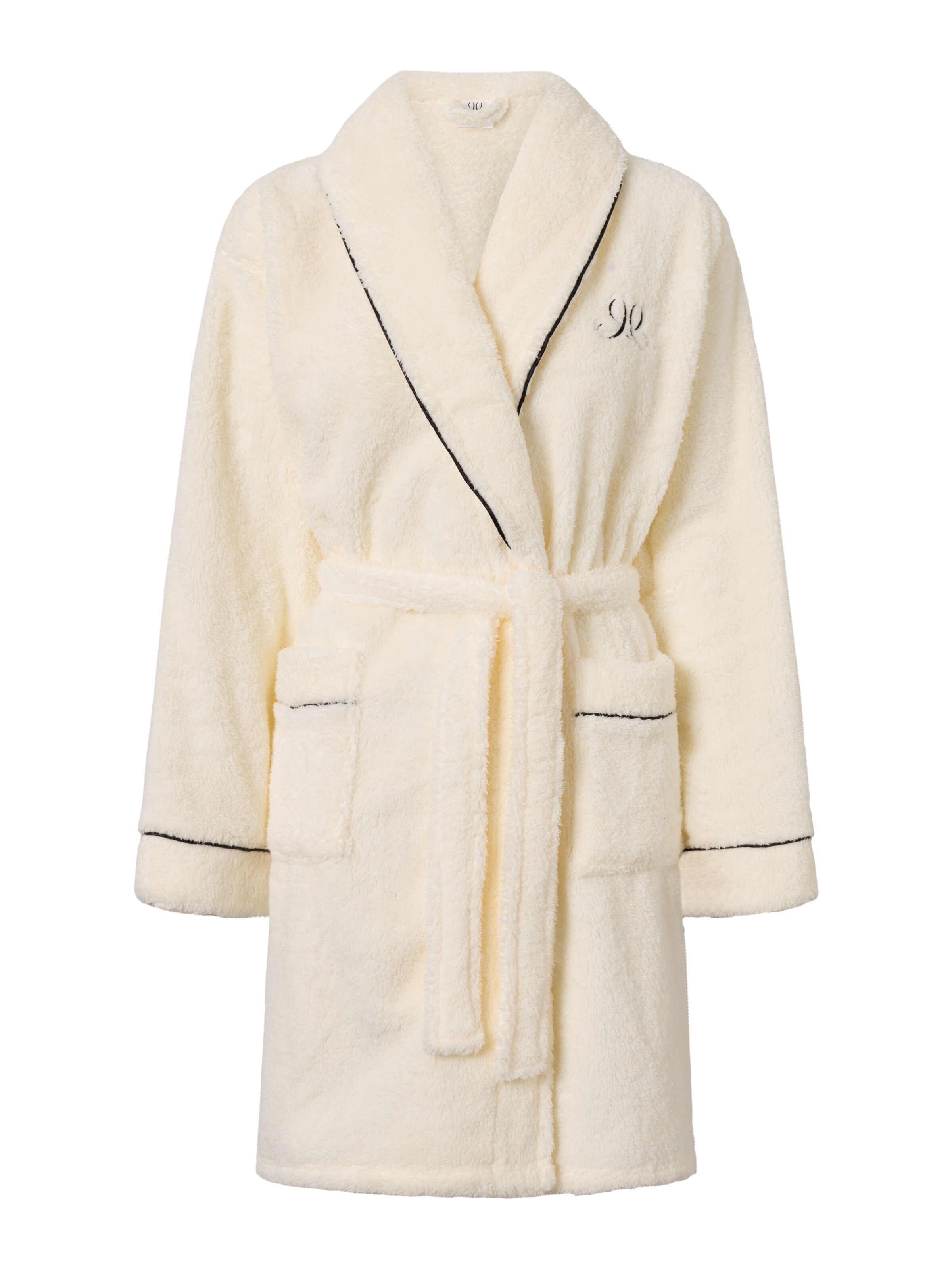 Momenti Per Me Bademantel lang 'Tiffany'‌‌‌ in Beige: Vorderseite
