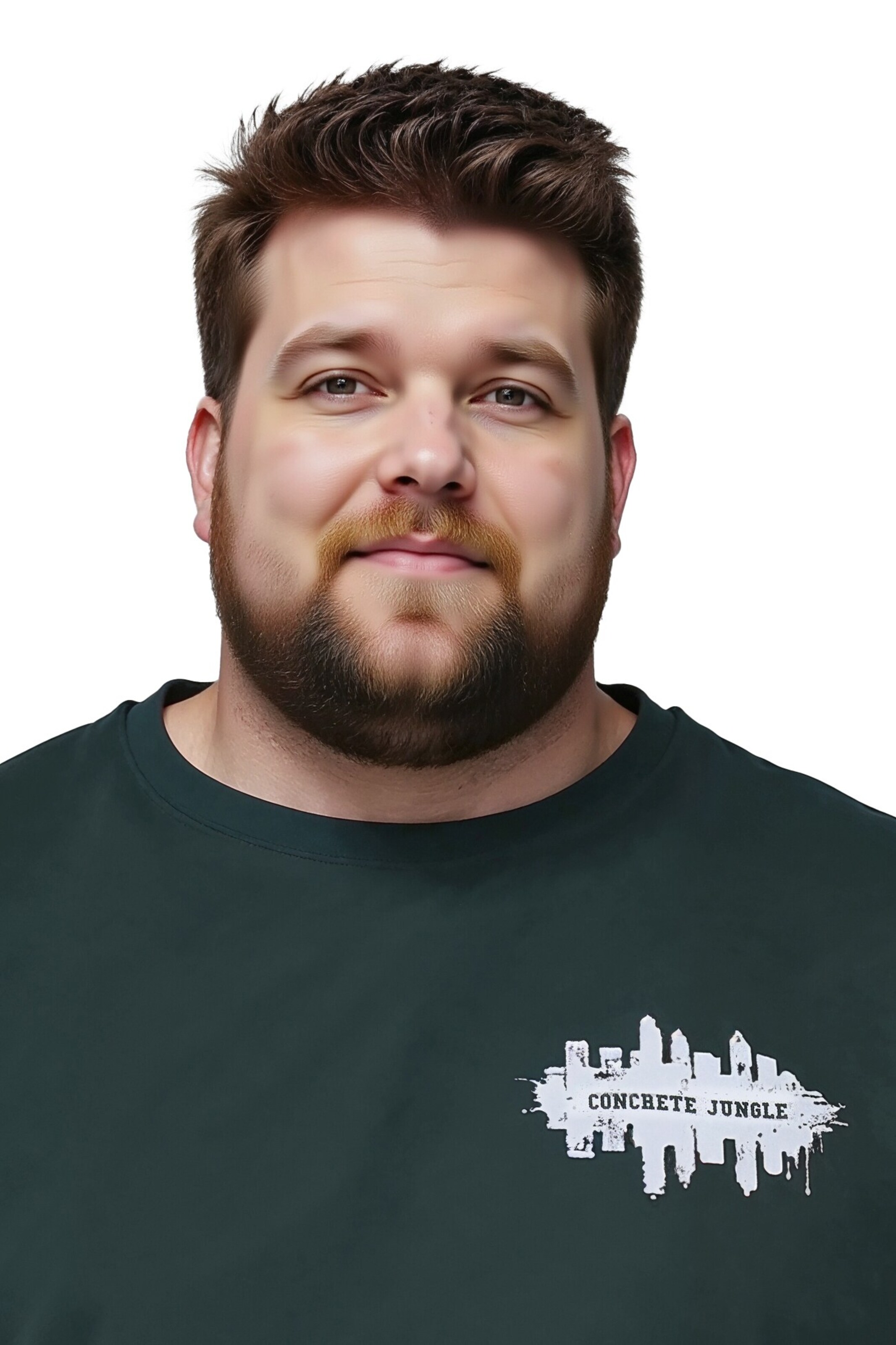 Men Plus Shirt in Green