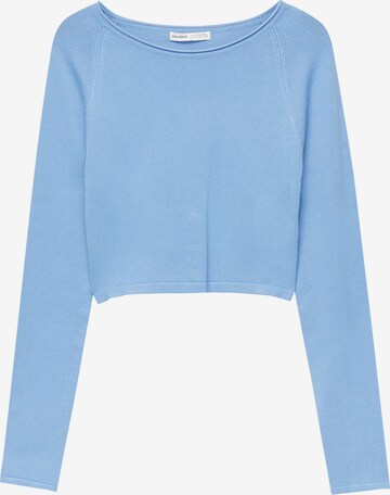 Pull-over Pull&Bear en bleu : devant