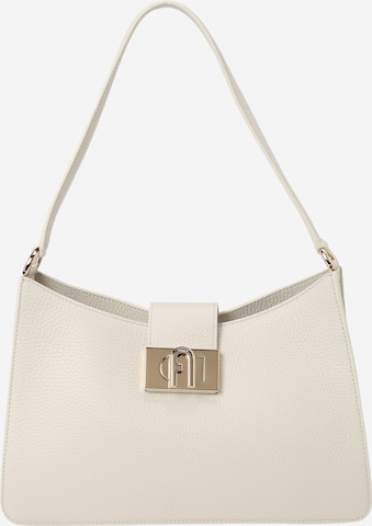 FURLA Skuldertaske i beige: forside