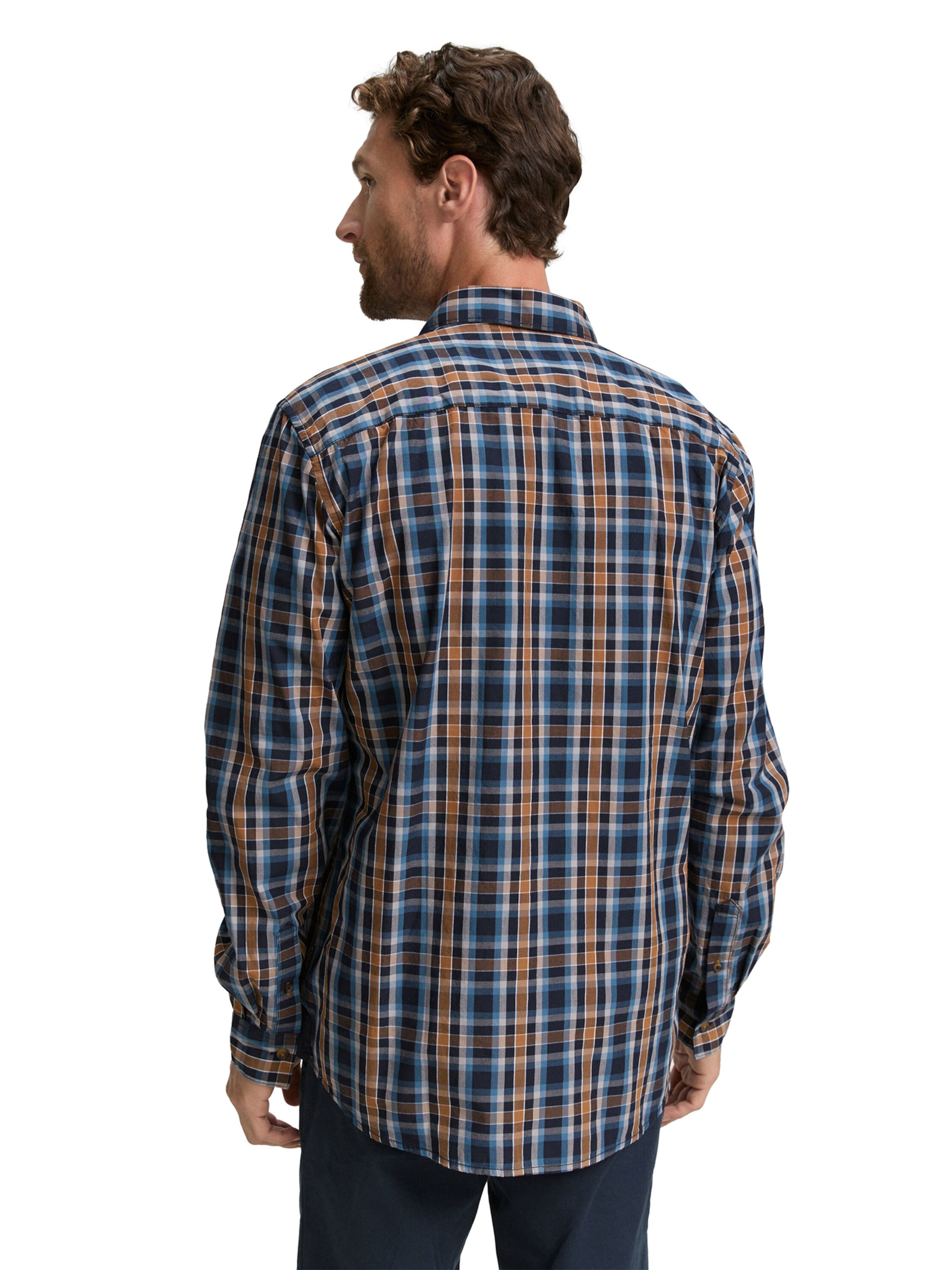 TOM TAILOR Regularny krój Koszula w kolorze niebieski