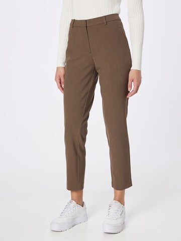 Regular Pantalon chino 'Kylie' FIVEUNITS en marron : devant