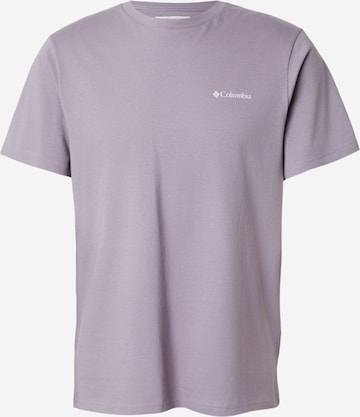 COLUMBIA Toiminnallinen paita värissä lila: etupuoli