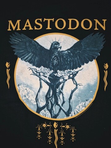 Mastodon - Camiseta 'Mastodon Hush and Grim T-Shirt' en negro