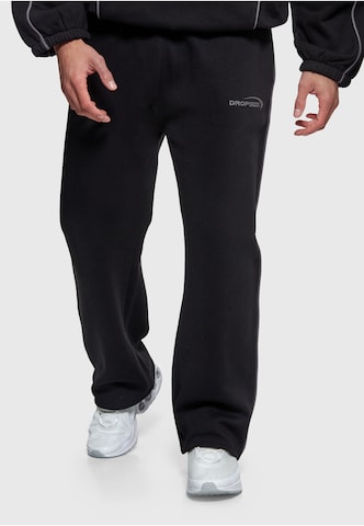 Dropsize - Loosefit Calças em preto: frente