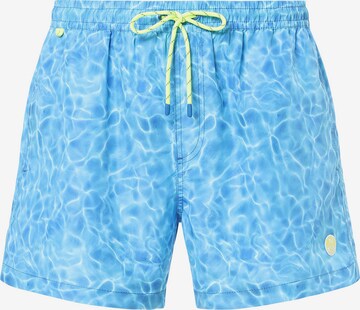 North Sails Zwemshorts in Blauw: voorkant